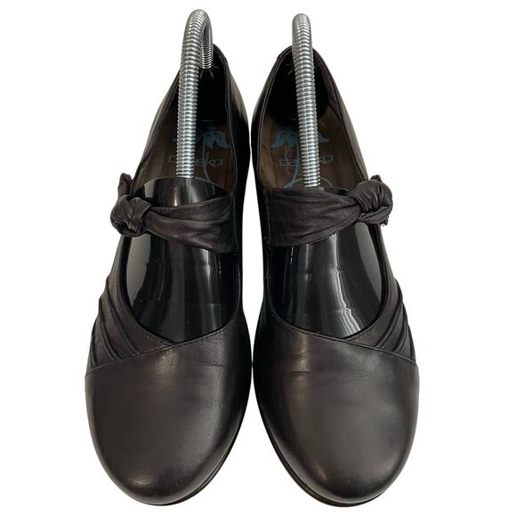 Dansko Ainsley Platform Mary Jane Comfort Clogs Leather Dark Brown Women’s sz 9 - Picture 4 of 13